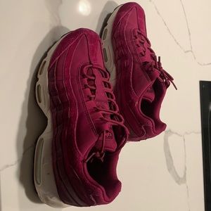 Magenta sneakers